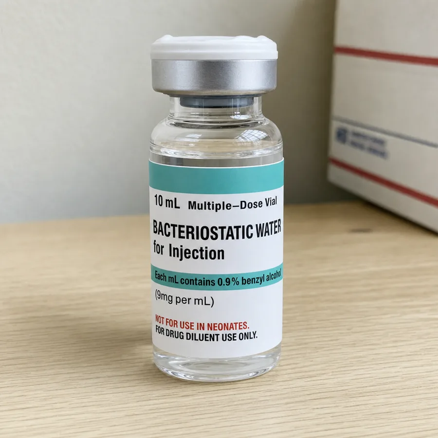 10 mL multiple-dose vial of bacteriostatic water